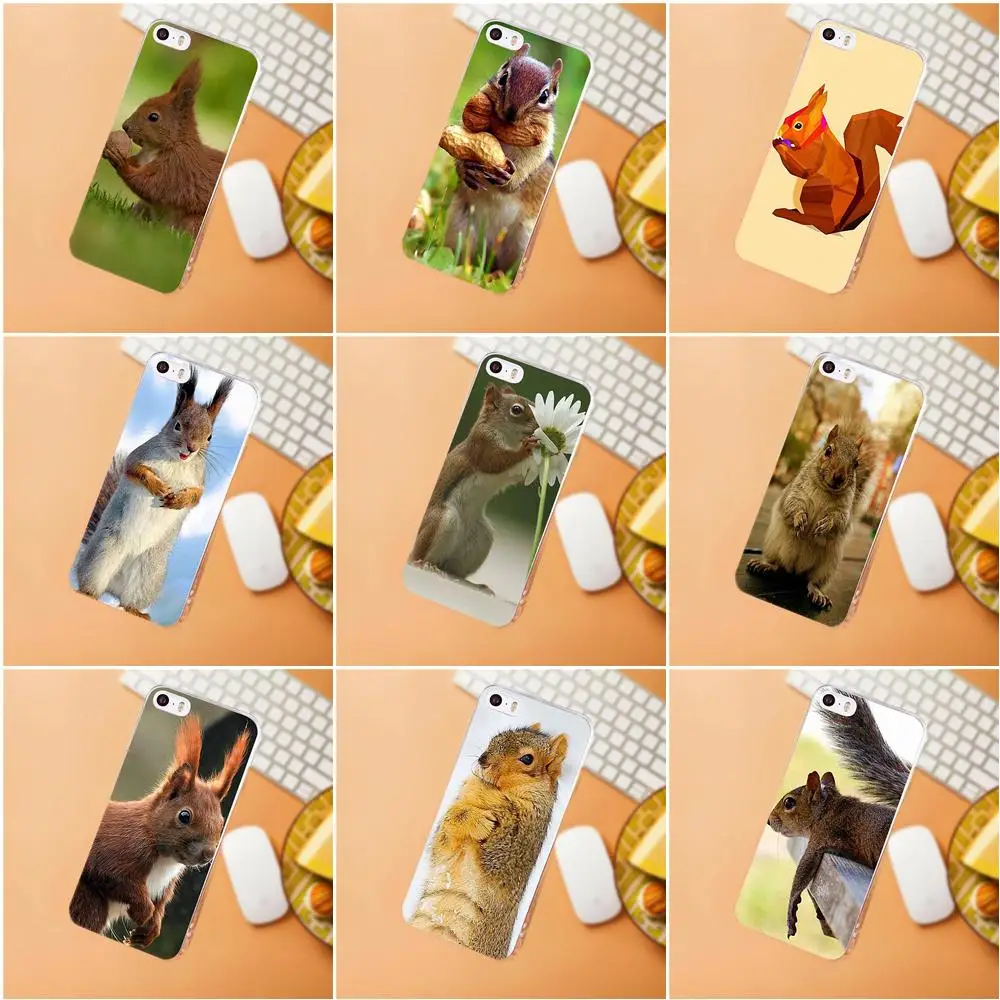 

Maerknon Animal Squirrel Soft Pattern Pink For Huawei G7 G8 Honor 5A 5C 5X 6 6X 7 8 V8 Mate 8 9 P7 P8 P9 P10 Lite Plus