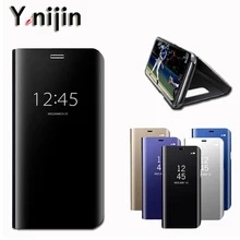 

Clear View Mirror Smart Case For Xiaomi mi 6 6X 5X 5C A1 A2 MIX 2 cover Case for Xiaomi mi6 mi6X mi5X mi5c Flip Stand Cases