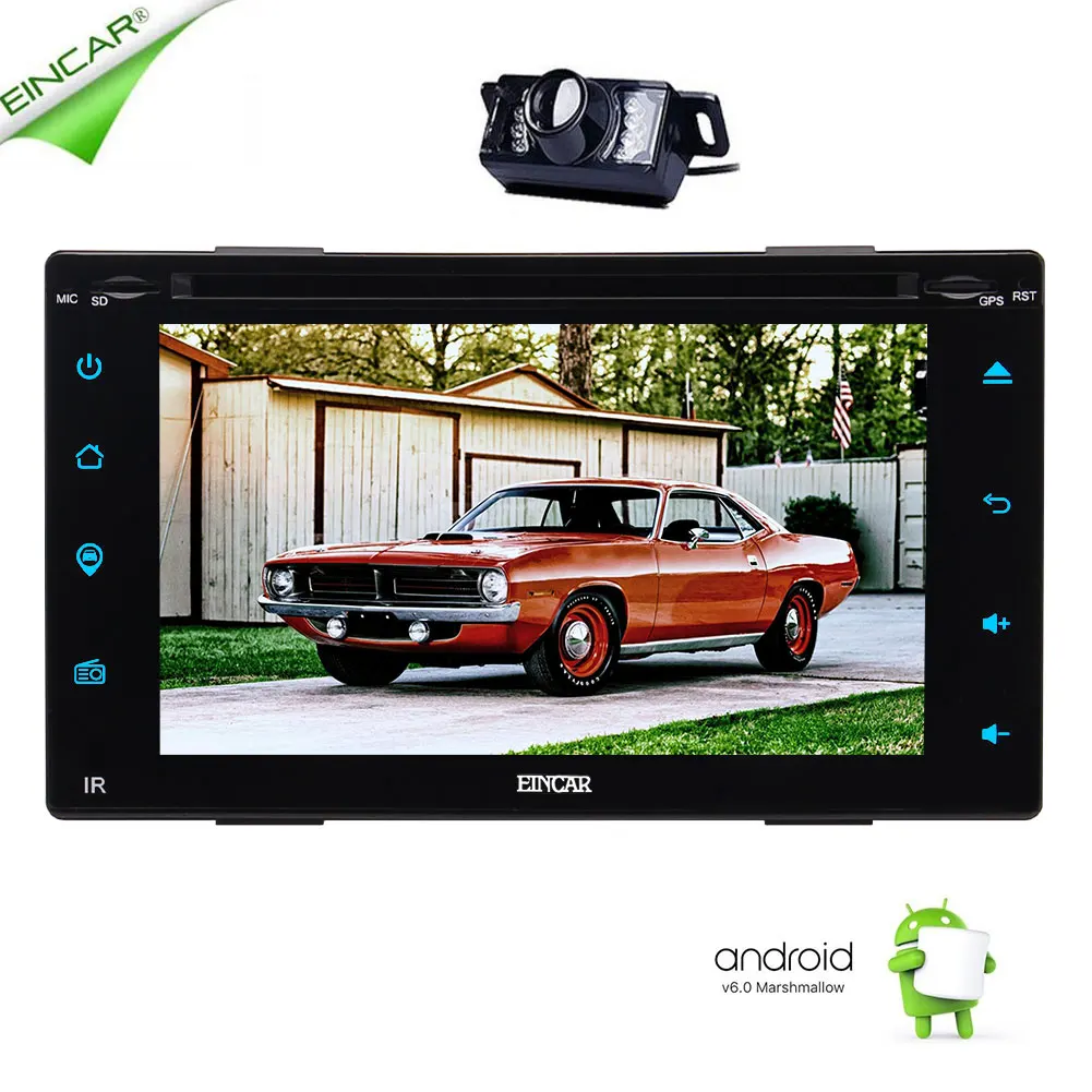 Discount Android 6.0 Stereo GPS Bluetooth Car Radio 6.2" Touchscreen CD DVD Player Mirror Link USB SD Music Double Din 3g/4g WIFI SWC CAM 2 Discount Android 6.0 Stereo GPS Bluetooth Car Radio 6.2" Touchscreen CD DVD Player Mirror Link USB SD Music Double Din 3g/4g WIFI SWC CAM 2