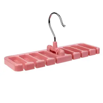 

8 Grid Storage Rack Tie Belt Closet Organizer Rotating Ties Scarf Hanger Holder Wardrobe Finishing Rack Space Saver