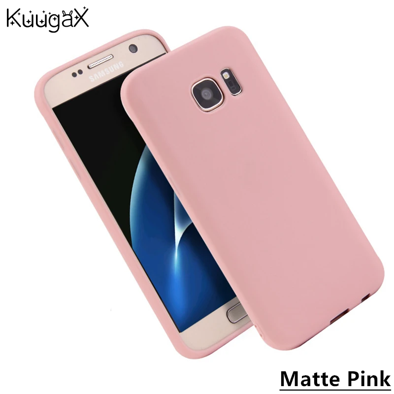 Матовые чехлы для Samsung Galaxy S8 S9 плюс Note8 C5 C9 Pro A3 2017 A5 A7 J7 J5 J3 ЕС J2 Prime S6 S7 край мягкий