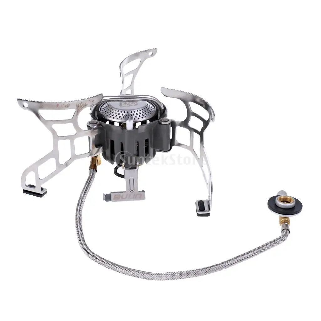

Portable Outdoor Folding Gas Stove Mini Split Burner Backpacking Hiking Camping Picnic Cooking Cook Tool