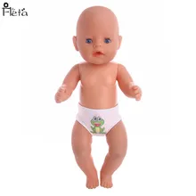 Doll Accessories Baby Born Doll frog pattern Doll Underpants Fit 43cm Baby Born Zapf Dollor american