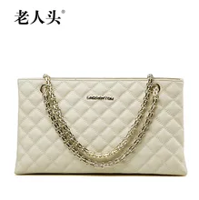 LAORENTOU famous brand 2015 new top quality genuine leather bag Luxury chain women handbag shoulder Messenger bag