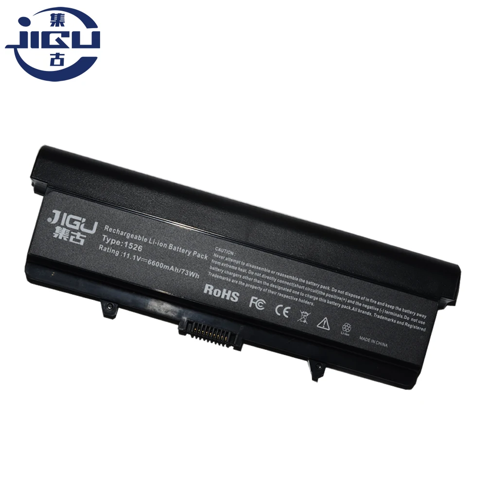 

JIGU 9-Cell Battery For Dell 1525 1526 1545 Type: 312-0625 312-0633 451-10478 451-10533 D608H GW240 HP297 M911G RN873 XR693