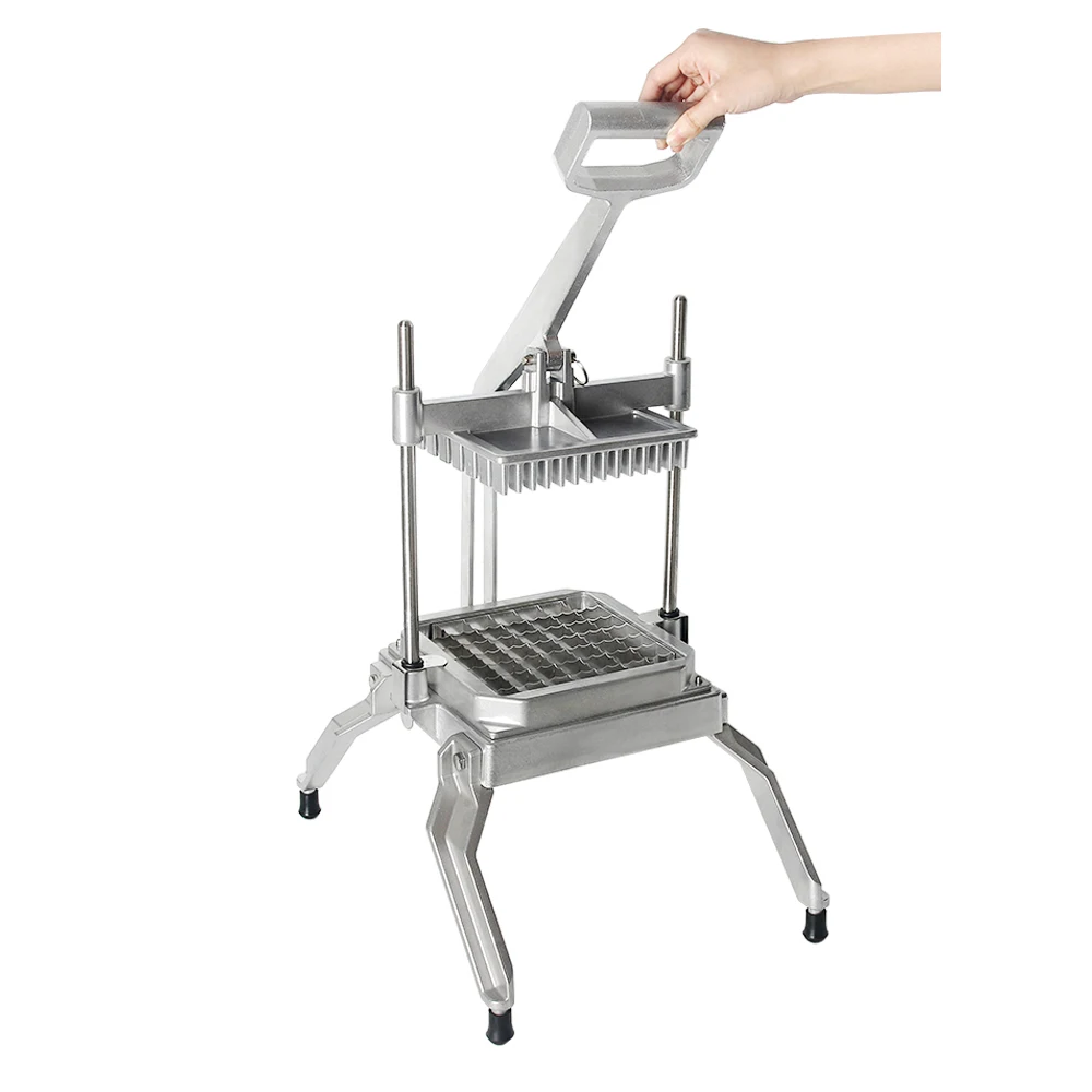  Manual Vegetable Chopper Multifuncional Mandoline Cutter Stainless Steel Manual Cuber Wavy Blade Cu - 32972152734