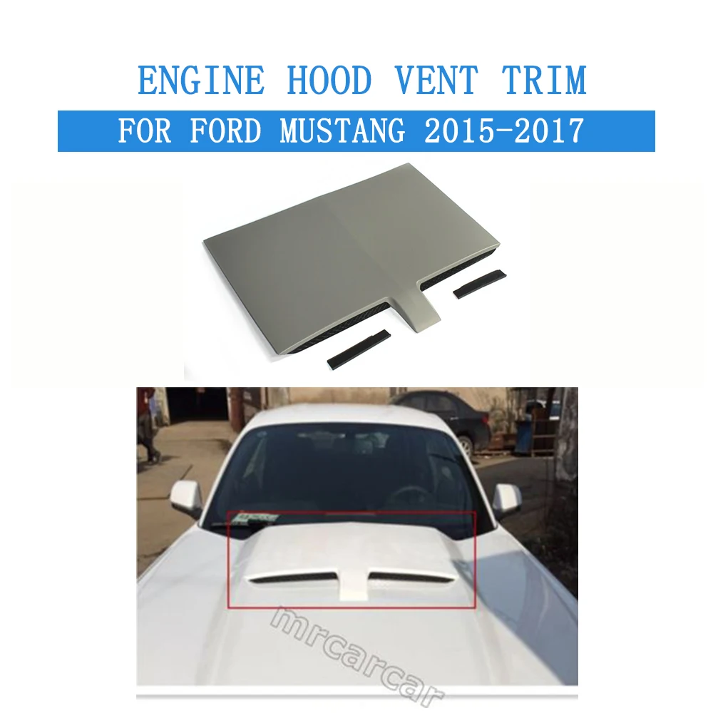 PP Front Bumper Air Heat Extractor Engine Hood Vent Machine Cover