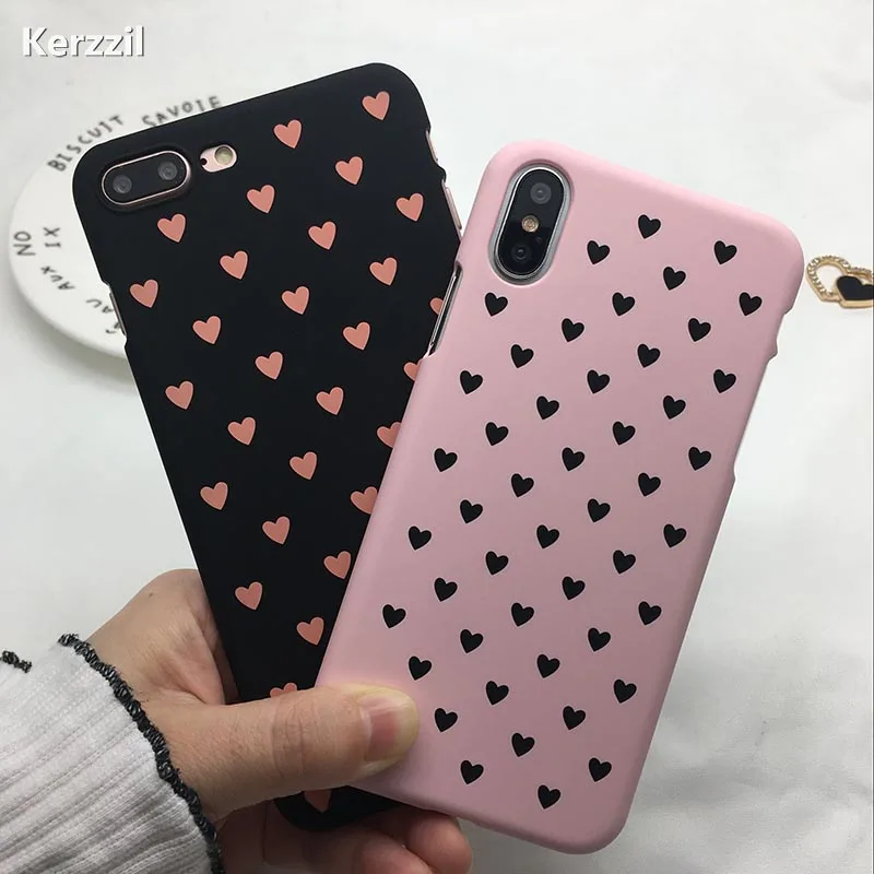 Kerzzil Cases For iPhone 7 6 6S Plus Love Heart Phone