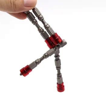 

ZtDpLsd 1Pcs 1/4" Magnet Driver Steel Head Hex Shank With Magnetizer Ring Cross Magnetic Bit Hand Drill Electric Screw Tool