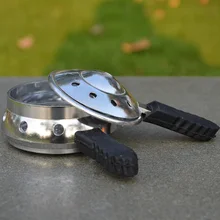 1 шт. алюминиевый сплав Keloud держатель угля с двумя большими силиконовыми ручками горелки для кальяна, кальяна, головка теплового хранителя Chicha