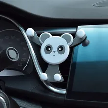 Cartoon Car Phone Gravity Holder Stand Support Accessories For Iphone X Soporte movil coche GPS Cell Mobile Phone Holder Borseta