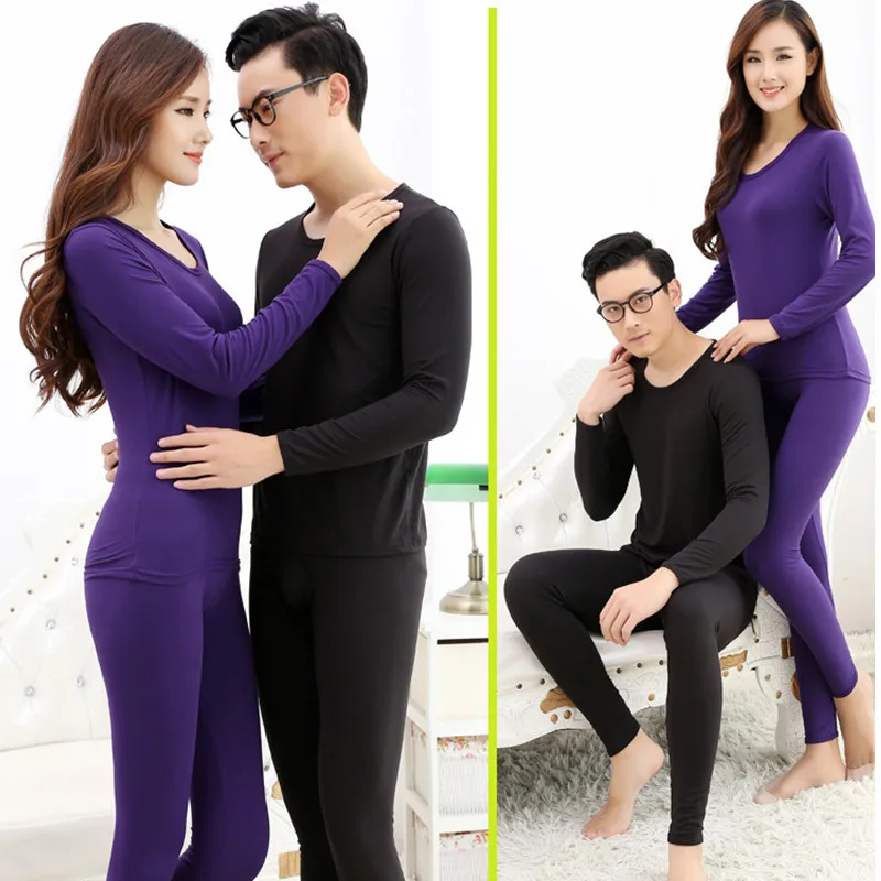 

Cotton Underwear Thermal Underwear Solid Color 1Pcs Thermal Underwear Set Cotton Comfortable Sleep Clothes Winter Suitable Wear