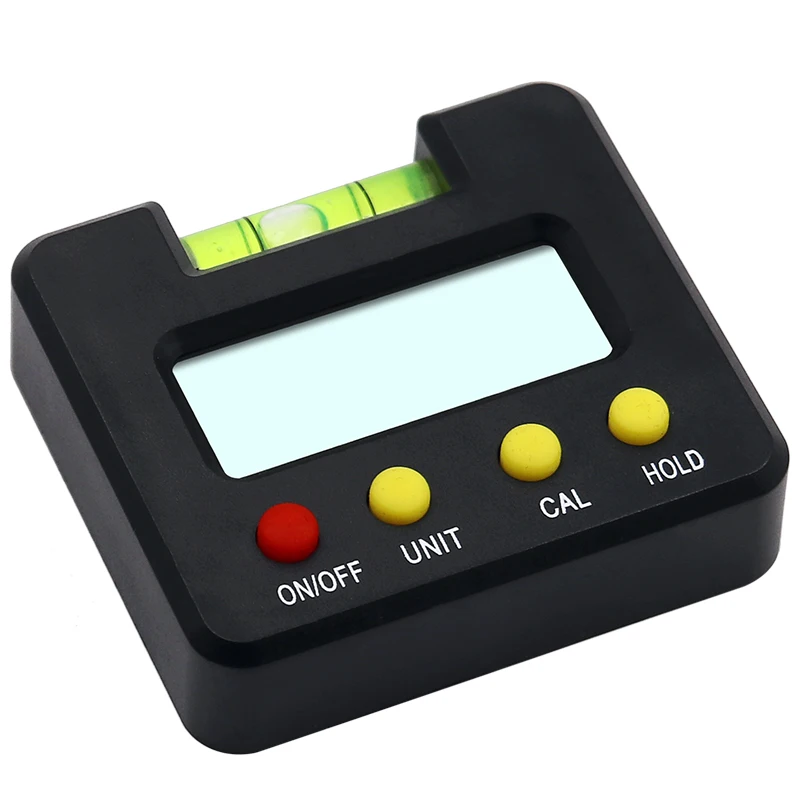 Mini Digital Display Protractor Inclinometer Level Meter 0.1 Degree Resolution and Degree Range