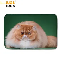 HUGSIDEA коврик для входной двери Забавный принт, прекрасная кошечка ковры фланель кухня спальня ковер гостиная противоскользящая ванная комната