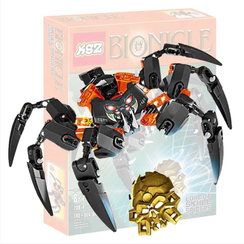 Ksz 708-4 97pcs Bionicle Series Skeleton Spider King Model Building Blocks Bricks With Children Toys 70790 Ksz 708-4 97pcs Bionicle Series Skeleton Spider King Model Building Blocks Bricks With Children Toys 70790