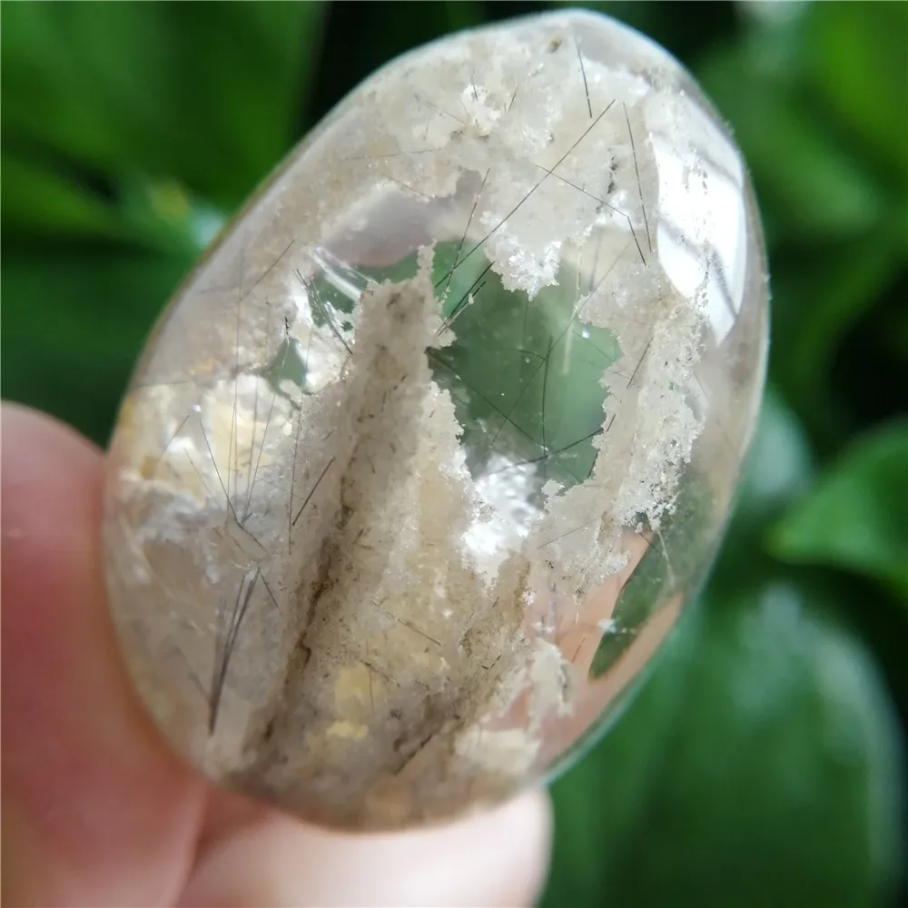 

Natural Phantom Quartz Crystal Egg Unique Rutilated Crystal Egg Stone Crystal Healing Ball Sphere Hand Carved Crystal Stones