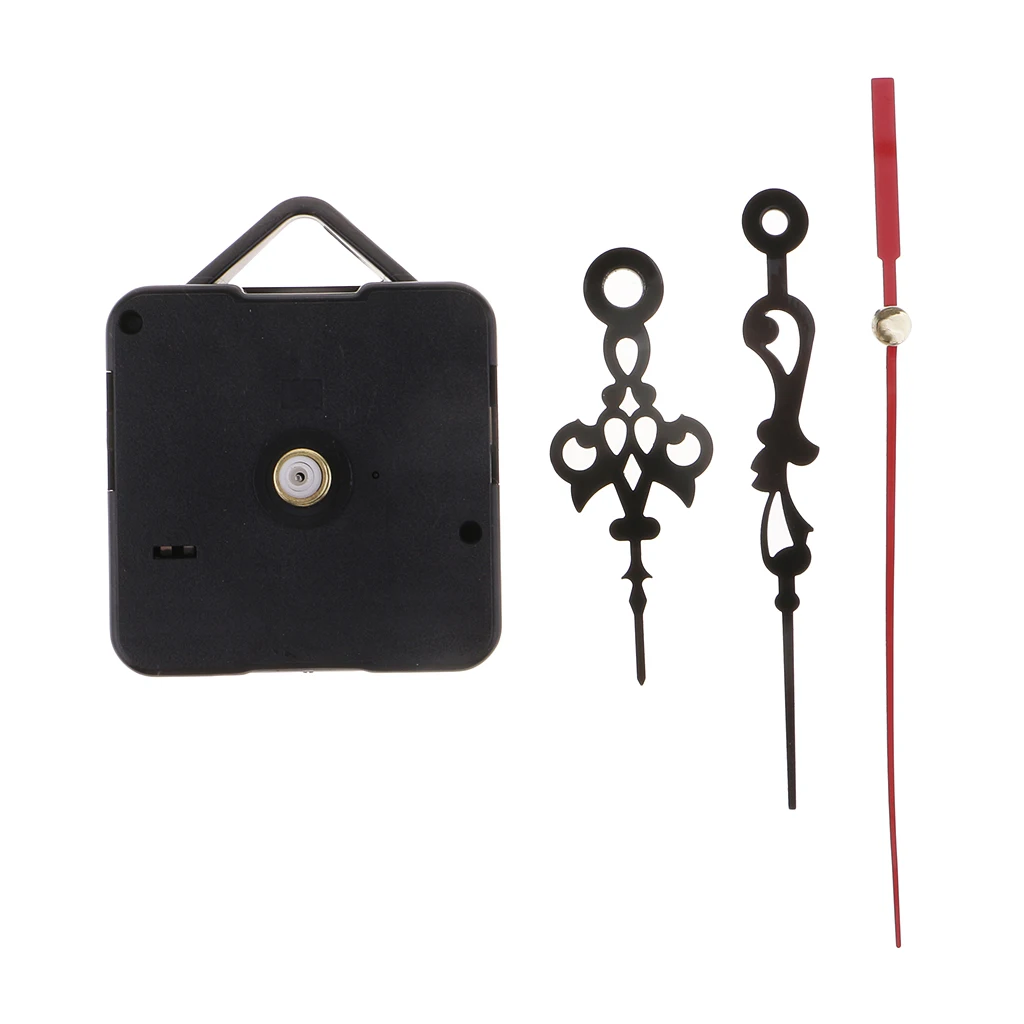 4 Sets 2 Colors Quartz Wall Color Part Diy Wall Clock Movement Mechanism Battery Operated Repair Kit Tool