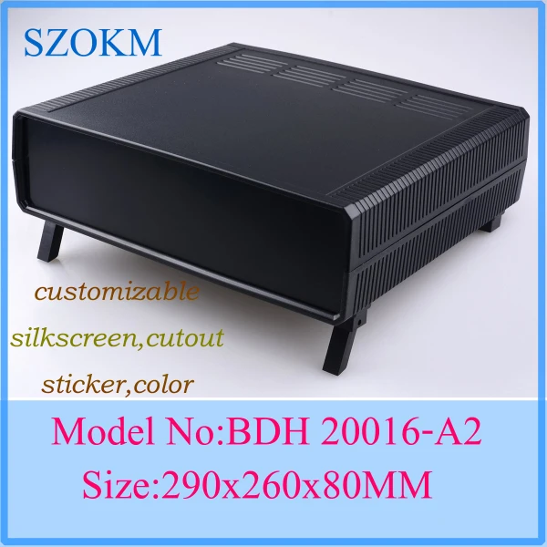 

10 pcs/lot box for electronics abs plastic case plastic electronics diy enclosure case 290x260x80 mm