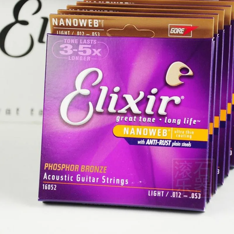 Струны elixir для акустической гитары. Elixir nanoweb extra light, phosphor bronze, 12-53. elixir 16052. струны elixir 16052. elixir nanoweb phosphor bronze acoustic.