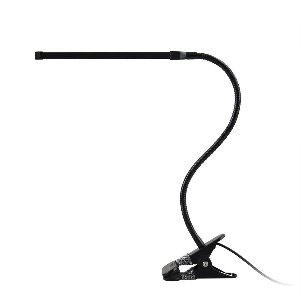 

LED Desk Lamp portable working reading light Eye Protection USB Dimmable Clamp Clip Adjustable Bright Bendable Lamp office 8W