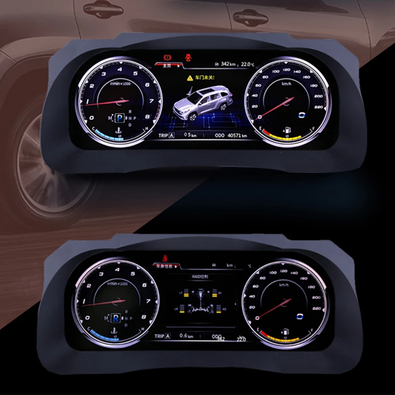 Top LiisLee Instrument Panel Replacement Dashboard Entertainment Intelligent System for Toyota Highlander Kluger XU50 2013~2019 2
