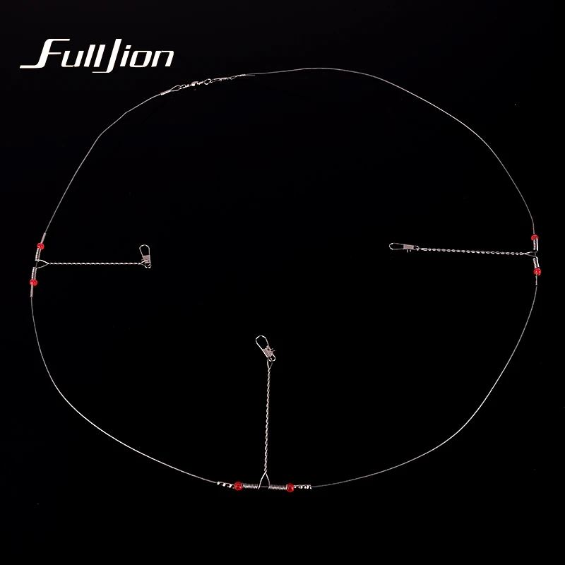 Fulljion الفولاذ المقاوم للصدأ الصيد الحفارات زعيم سلك حبل خط قطب سلسلة السنانير التوازن قوس الصيد معالجة اكسسوارات Fulljion الفولاذ المقاوم للصدأ الصيد الحفارات زعيم سلك حبل خط قطب سلسلة السنانير التوازن قوس الصيد معالجة اكسسوارات