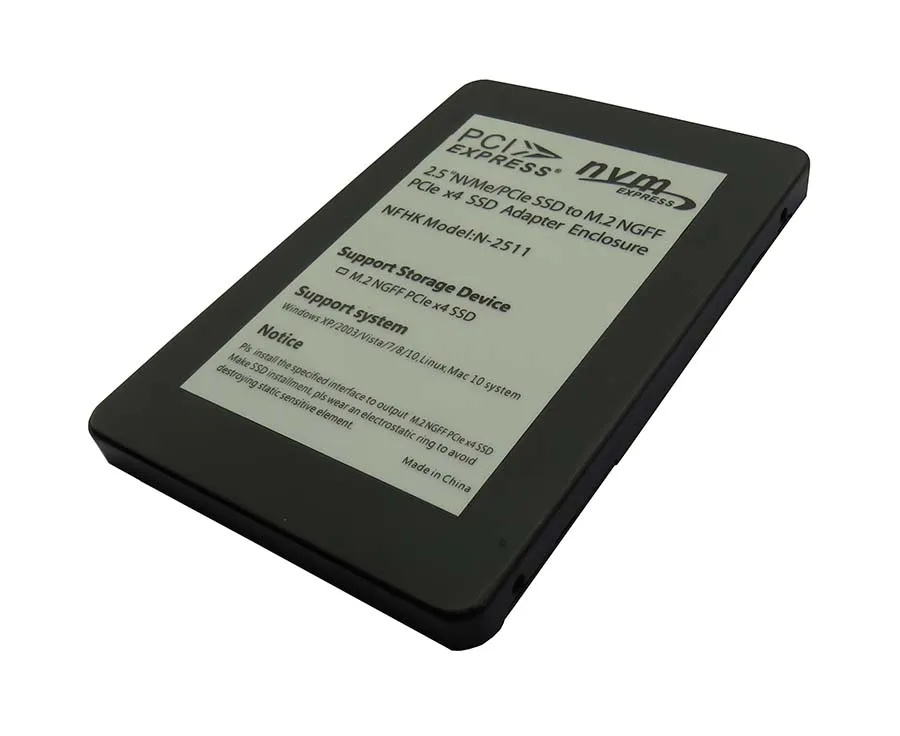 

2.5" NVMe to M.2 NGFF PCIe x4 SSD replace U.2 SFF-8639 Intel 750 series Intel DC P3500 P3700 series 2.5" NVMe SSD adapter card