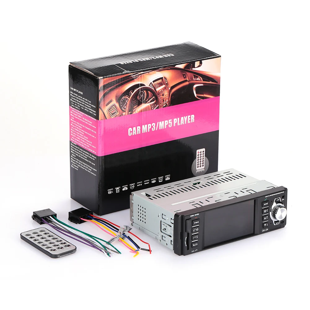 VEHEMO 1Din DC12V автомобиля MP5 автомобильный комплект автомобильной MP3 Премиум мультимедийный плеер Поддержка SD карты Поддержка заднего вида