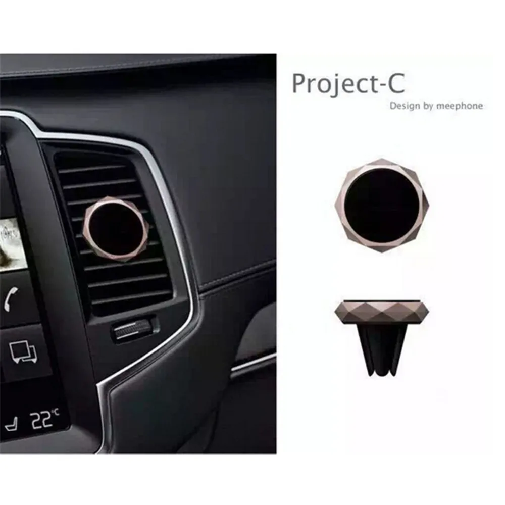 Магнитный автомобильный держатель для телефона с вентиляционным отверстием для IPhone 8 X Samsuang Xiaomi Универсальный автомобильный держатель