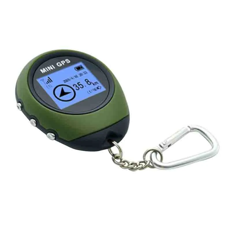 Lixada PG03 Mini Récepteur GPS Navigation Localisateur Extérieur Portable USB Rechargeable avec Boussole pour Les Voyages Sportifs en Extérieur
