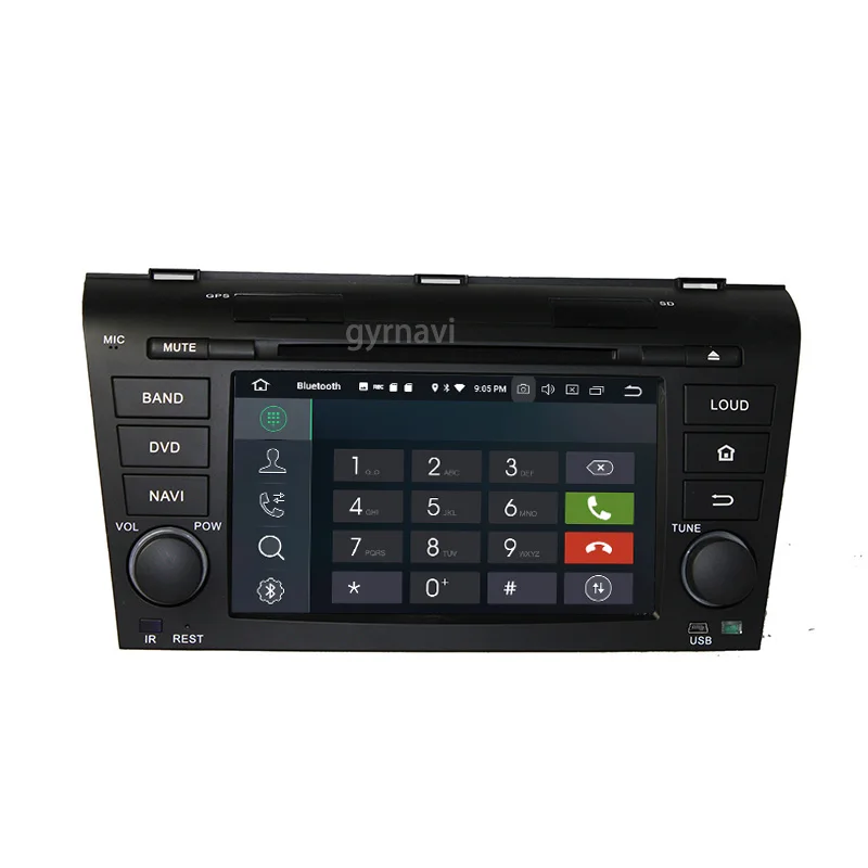 Sale for mazda 3 2004-2009 Android 8.0 Octa core PX5 car dvd gps with 4G RAM 32G ROM wifi 4g usb auto Multimedia 3