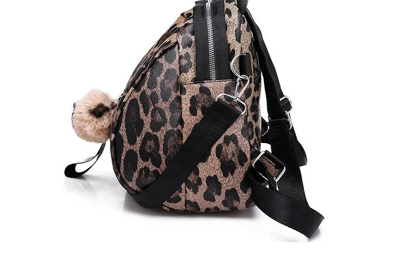 women backpack leopard mini backpack_20