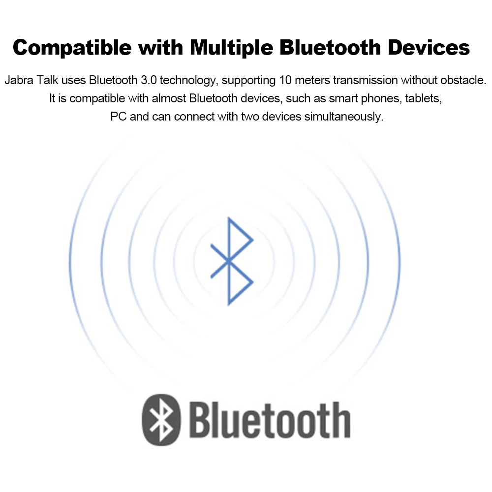 Jabra Talk Беспроводная бизнес гарнитура Bluetooth наушники HD голосовое Многоточечное соединение с микрофоном Музыка Спорт Наушники