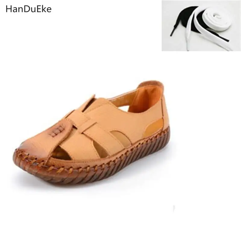 

Luxury 2018 New Summer Comfort, Anti Slip Sandals, Fashion, Simple And Mature Leather Shoes. Beach Shoes Gold Womens Shoes