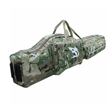 WOLD ENMEY 47 “Tactical Dual 1.2 m Caza Rifle Resbalón del Arma Bolsa Estuche Mochila Bolsa