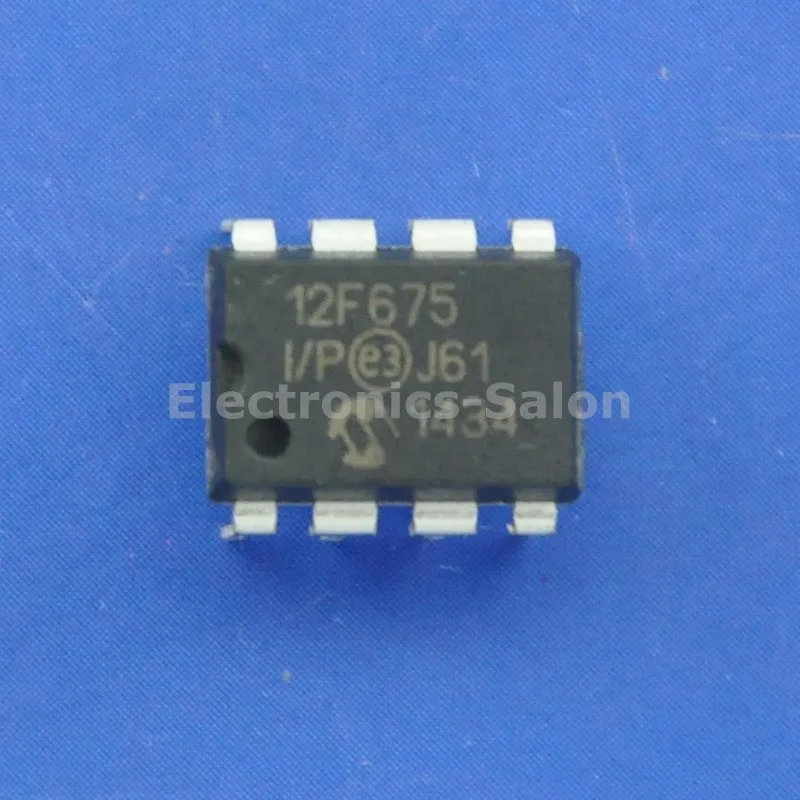 12f675 DIP8 8 bit FLASH ATMEGA Microchip-PIC12F675-I // P-IC