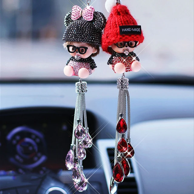 Auto Fashion Decoration Cute Kiki Car Interior Toys Accessories Doll Auto Fashion Decoration Cute Kiki Car Interior Toys Accessories Doll Mirror Pendant Suspension In The