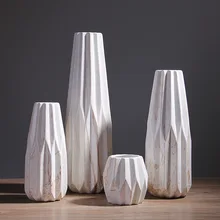 Зеленая звуковая Экстра большая Скандинавская керамическая мраморная ваза современная креативная домашняя гостиная Входная декоративная ваза для стола