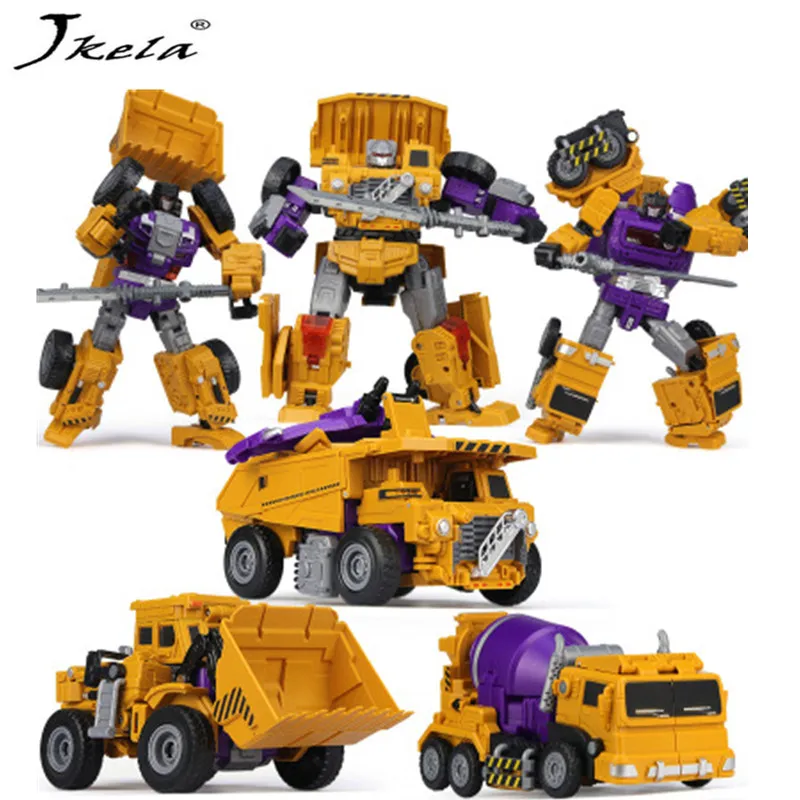 

6 in 1 IN STOCK NBK Hook Action figure Robot Ko Version Gt Scraper Of Devastator Action Figure ToysOutdoor Beach Anime Figure