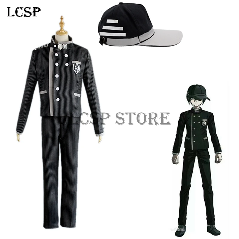 LCSP Danganronpa V3 Saihara сюити японский костюм для косплея игры Школьная Униформа выходной костюм одежда