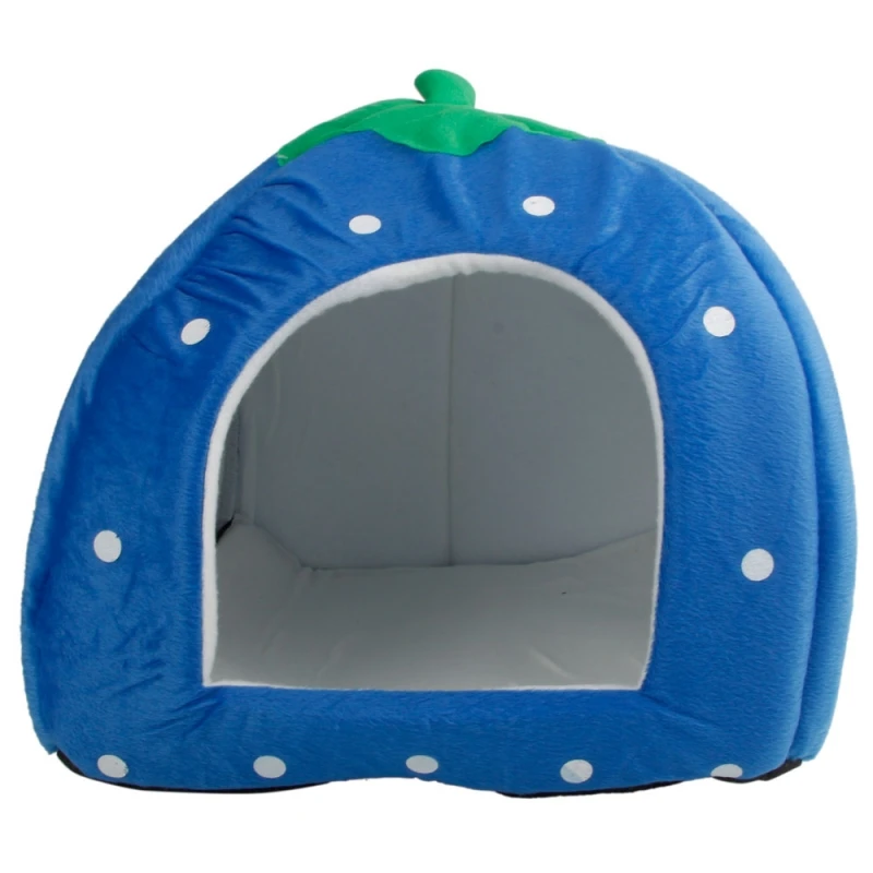 Soft-Cotton-Cute-Strawberry-Style-Multipurpose-Pets-Dog-Cat-House-Nest-Yurt-Size-L-Deep-Blue_4_800x800