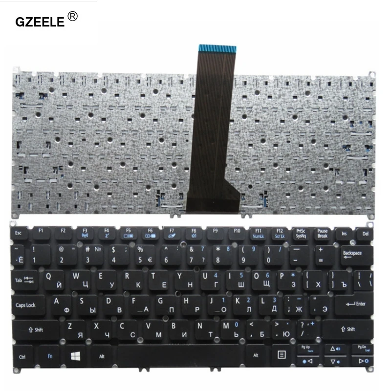 

GZEELE New russian RU keyboard For Acer Travelmate B116-M B116-MP P236-M P238-M Keyboard No frame Black