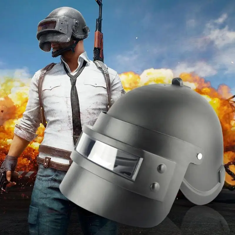  2019 Fashion Helmet Hat Cool Game PUBG Level 3 Helmet Cosplay Props Head Adult Women Men Cap Cospla