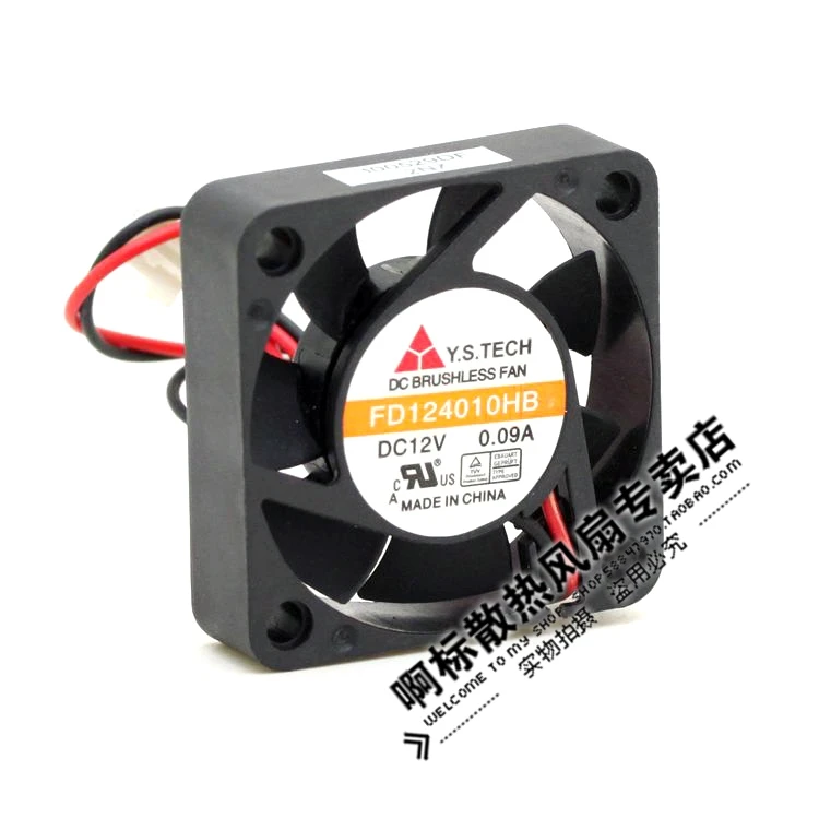 YS Технология 40 * 10 FD124010HB DC12V 0.09A мм 4 см 2 линия осевой вентилятор|fan keyboard|fan rackfans world |