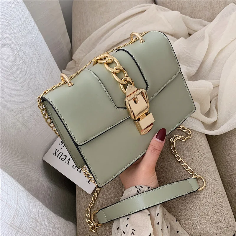 

Female Crossbody Bags For Women 2019 Quality PU Leather Luxury Handbags Designer Sac A Main Ladies Chain Shoulder Messenger Bag