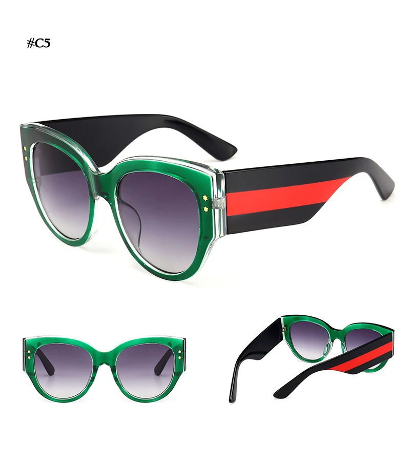 New 2018 Round Cat Eye Sunglasses (16)