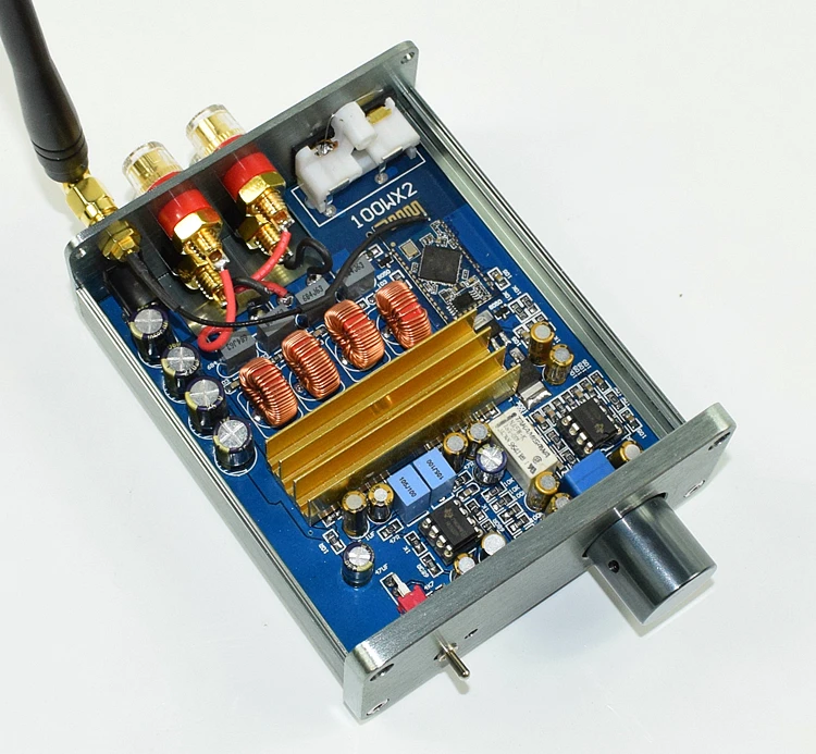 Мини усилитель высокой мощности 100 Вт * 2 двойной чип TPA3116 0 Bluetooth Hi Fi цифровой