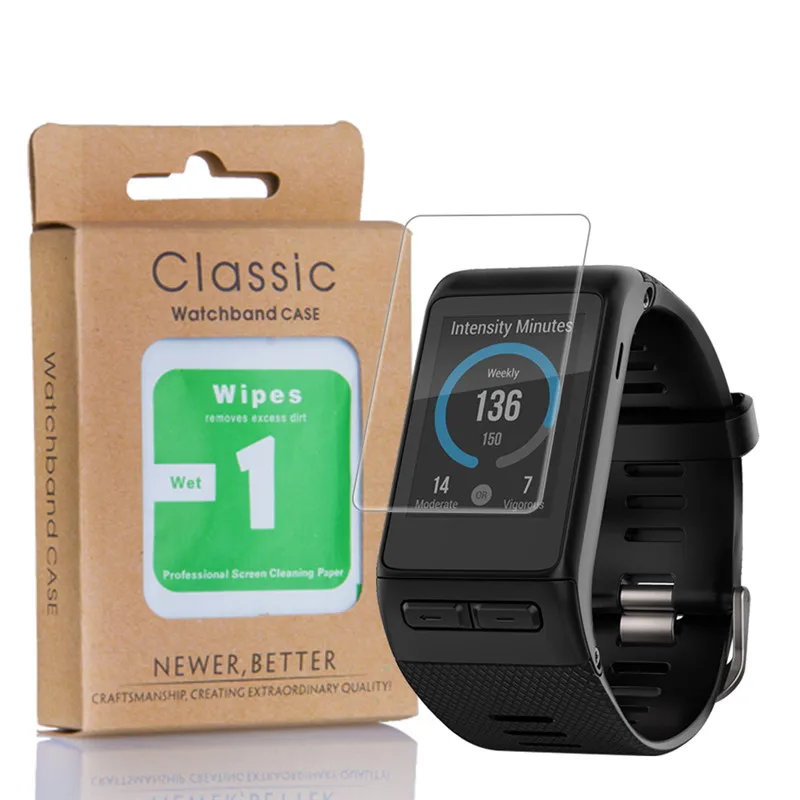 Qosea для Garmin Vivoactive HR Защитная пленка экрана из закаленного стекла 9H Ультра
