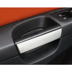 Автомобиль спереди и средняя дверь ручки захватить крышка отделка Стикеры Стайлинг для VW Sharan 2013 2014 2015 2016 автомобилей охватывает