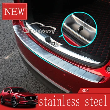 

Car Accessories Fit For Mazda CX-5 CX5 2017-2018 stainless steel Inner&Outer Rear Bumper Protector Plate Guard cover
